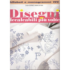 Disegni Decalcabili - Alfabeti e Monogrammi n. 199